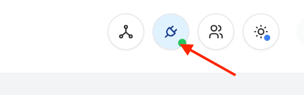 Click integrations menu icon
